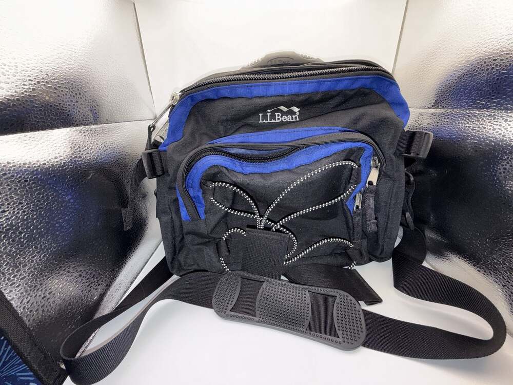 L.L. Bean Adventure Series Padded Lumbar Waist Pack with Bungee Cord